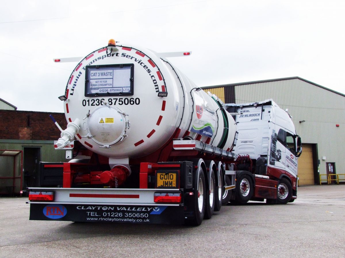 Liquid transport services take delivery