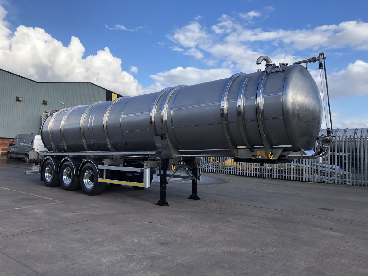 New 32000 litre pot ale tanker built and ready to go